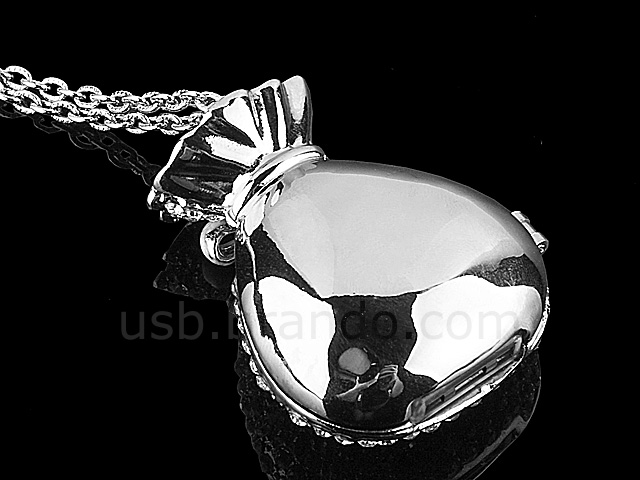 USB Jewel Lucky Bag Necklace Flash Drive