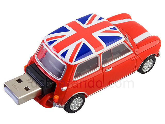 USB Mini Cooper Flash Drive (Union Jack Flag)