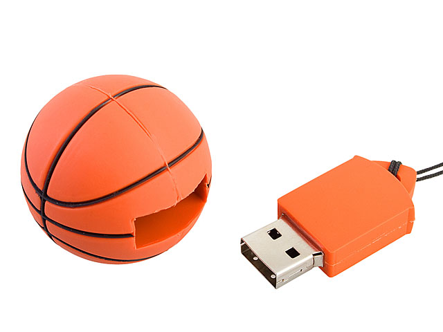 USB Basketball Necklace Flash Drive