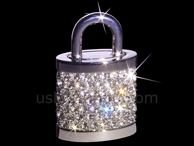 USB Jewel Lock Necklace Flash Drive