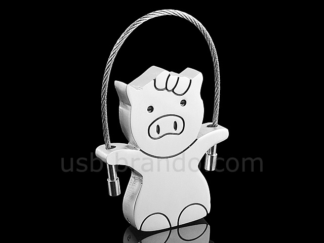 USB Miss Piggy Keychain Flash Drive