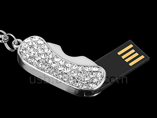 USB Jewel Handbag Necklace Flash Drive