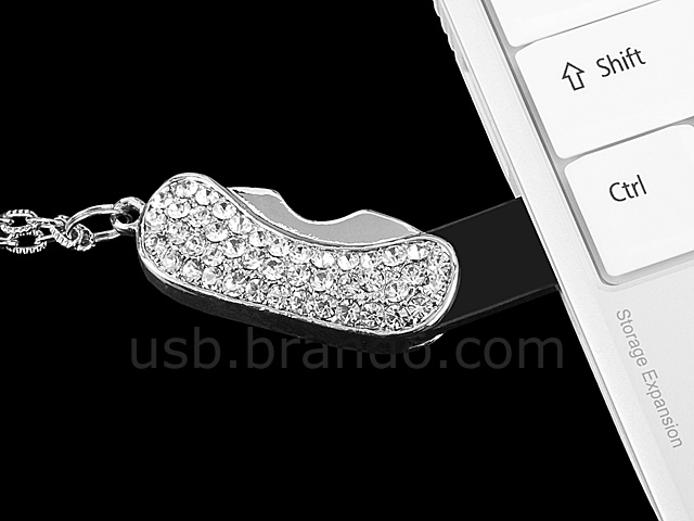 USB Jewel Handbag Necklace Flash Drive