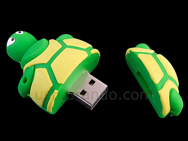 USB Green Tortoise Flash Drive