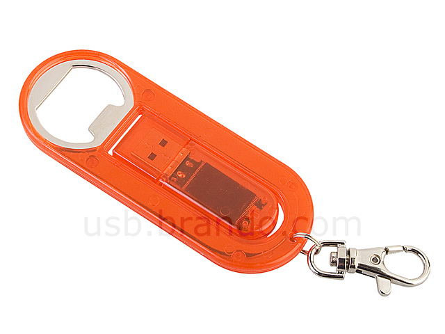 USB Bottle Opener Keychain Flash Drive