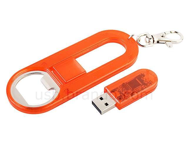 USB Bottle Opener Keychain Flash Drive