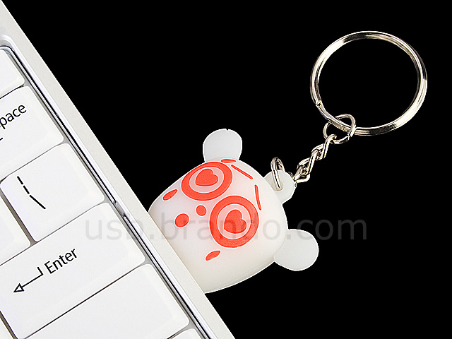 USB Astonished Bear Keychain Flash Drive