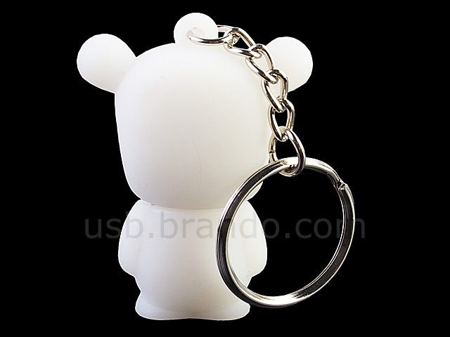 USB Smiley Bear Keychain Flash Drive