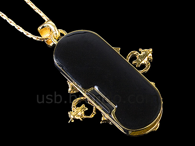 USB Jewel Cross Necklace Flash Drive