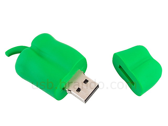 USB Green Pepper Flash Drive