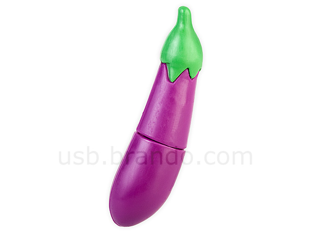 USB Eggplant Flash Drive