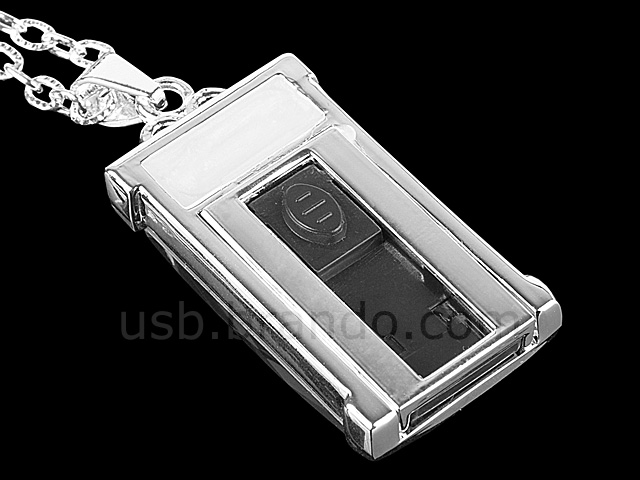 USB Jewel Classical Elegant Pendant Necklace Flash Drive