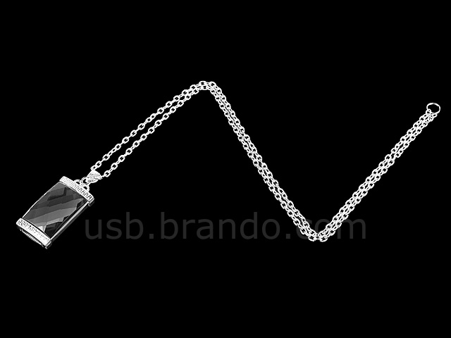 USB Jewel Classical Elegant Pendant Necklace Flash Drive