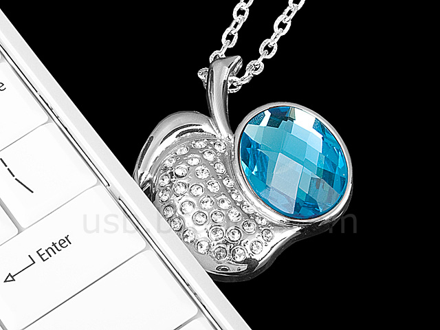 USB Jewel Apple Necklace Flash Drive II