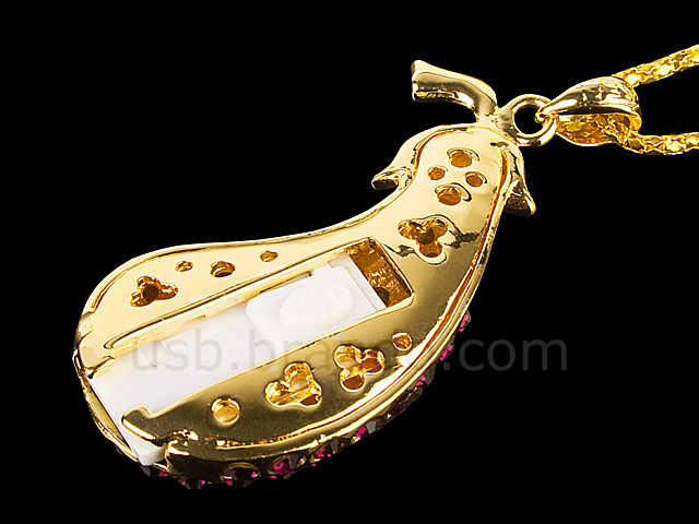 USB Jewel Eggplant Flash Drive