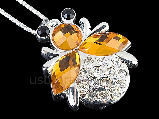 USB Jewel Bee Necklace Flash Drive II