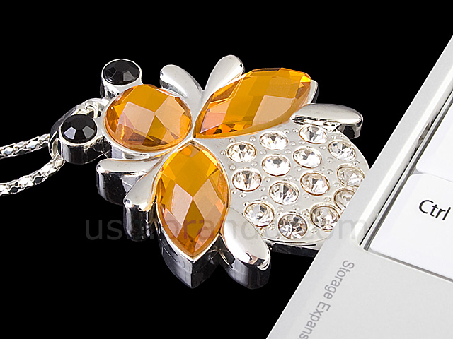 USB Jewel Bee Necklace Flash Drive II