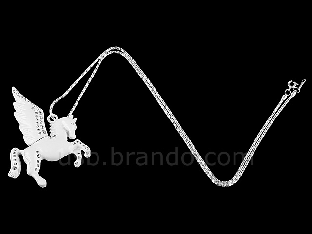 USB Jewel Pegasus Necklace Flash Drive