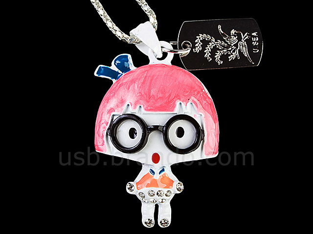 USB Jewel Gal Necklace Flash Drive