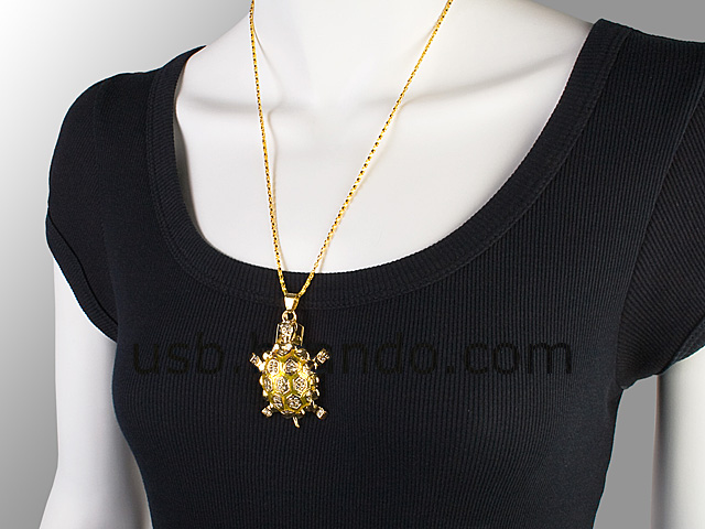 USB Jewel Tortoise Necklace Flash Drive II