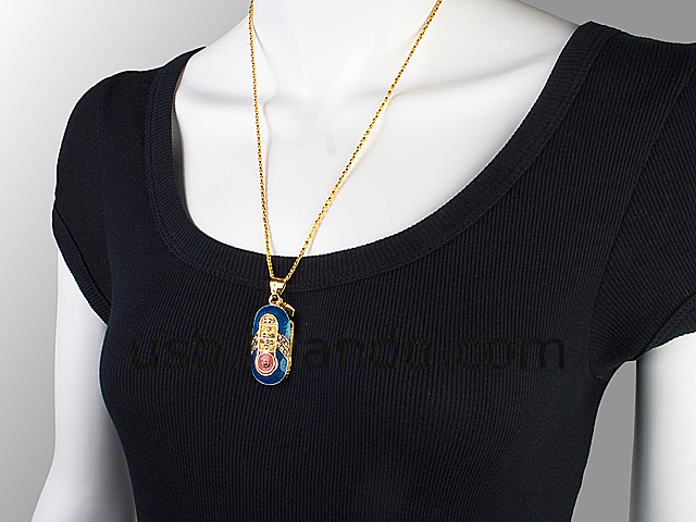 USB Jewel Great Pendant Necklace Flash Drive