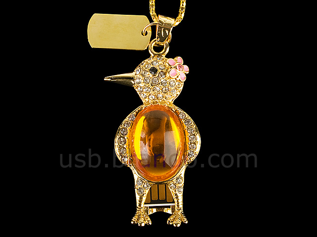 USB Jewel Bird Necklace Flash Drive II