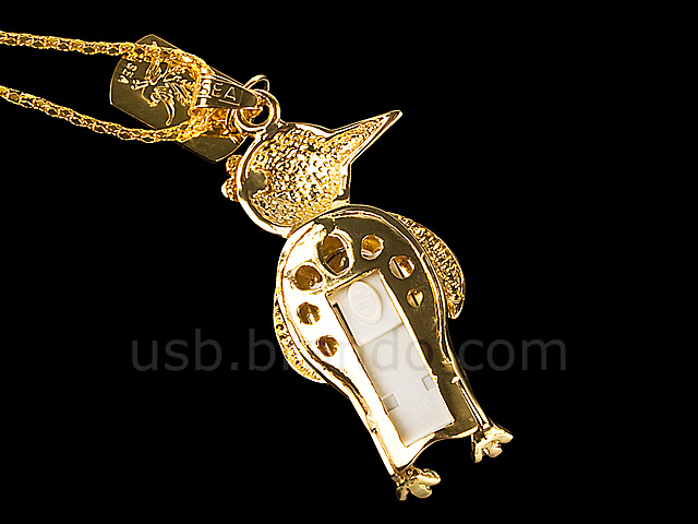 USB Jewel Bird Necklace Flash Drive II