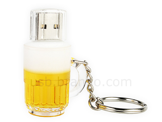 USB Beer Keychain Flash Drive
