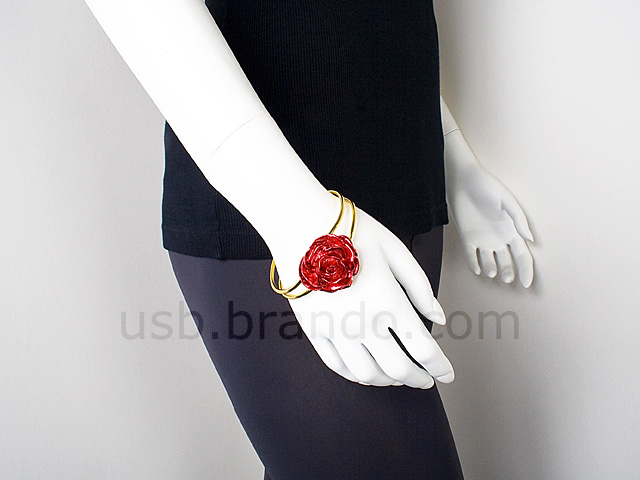 USB Rose Bracelet Flash Drive