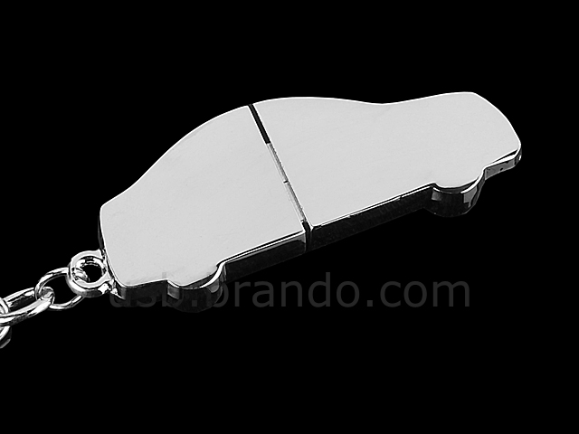 USB Metallic Car Keychain Flash Drive