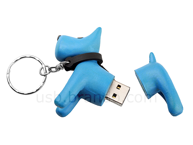 USB Doggie Keychain Flash Drive