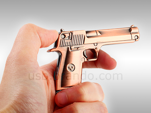 USB Metallic Pistol Gun Flash Drive