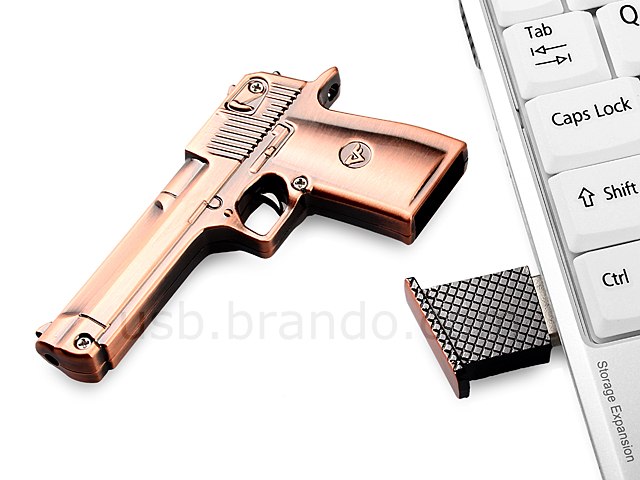 USB Metallic Pistol Gun Flash Drive