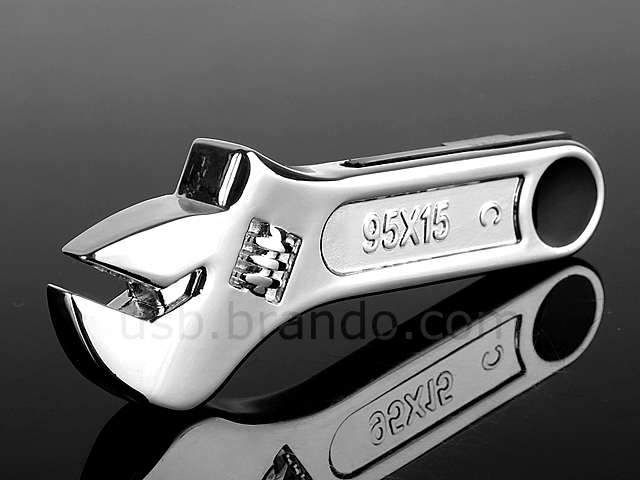 USB Metallic Wrench Flash Drive