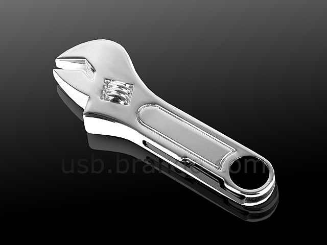 USB Metallic Wrench Flash Drive