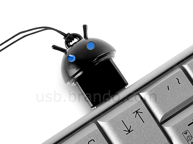 USB Metallic Robot Flash Drive