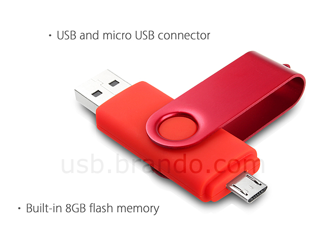 2-in-1 micro USB Flash Drive