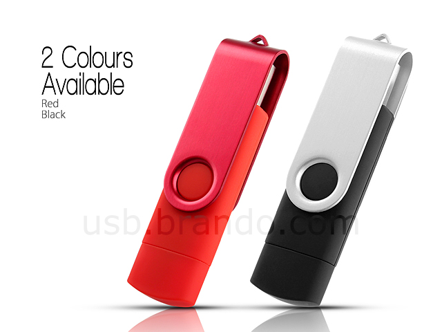 2-in-1 micro USB Flash Drive