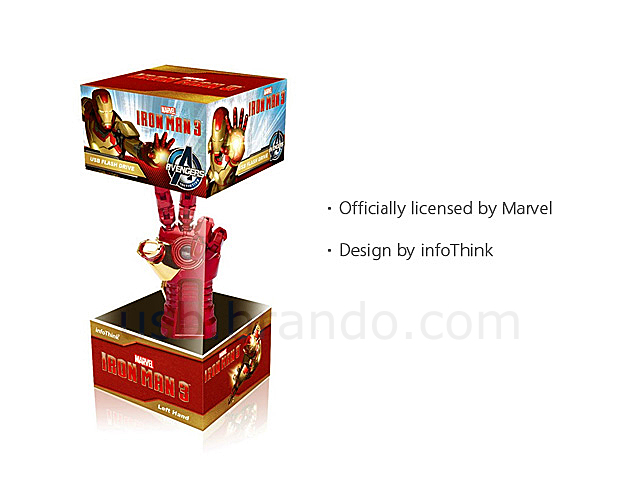 infoThink IRON MAN 3 USB Flash Drive - Right Hand