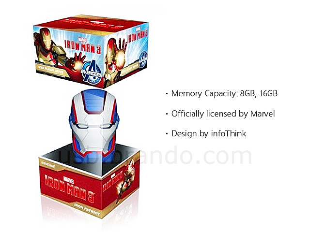 infoThink IRON MAN 3 USB Flash Drive - Patriot