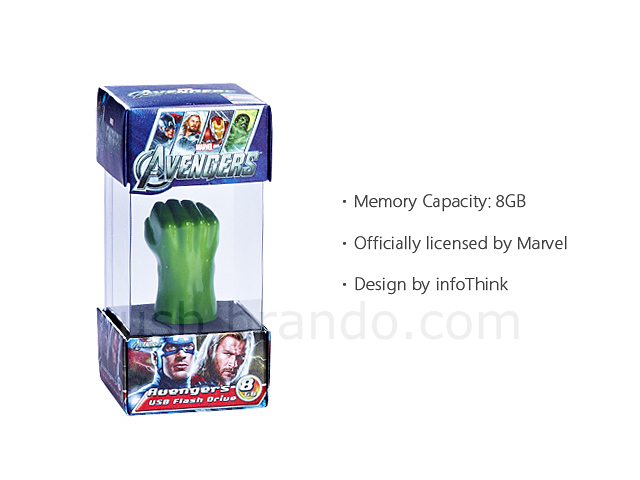 infoThink The Avengers USB Flash Drive - Hulk