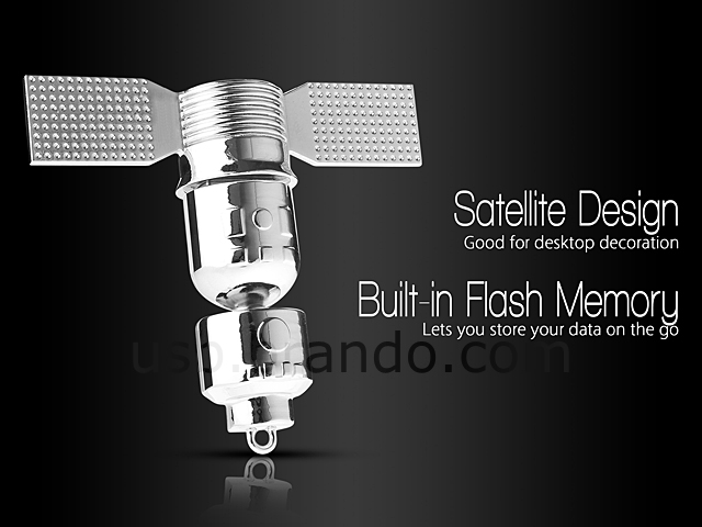 USB Metallic Satellite Flash Drive