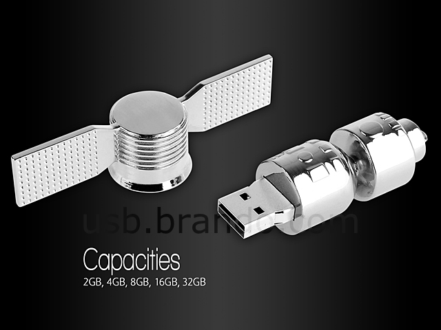 USB Metallic Satellite Flash Drive