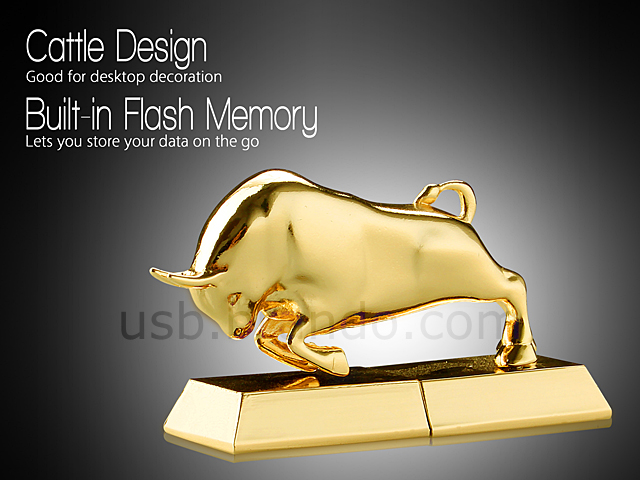 USB Metallic Cattle Flash Drive