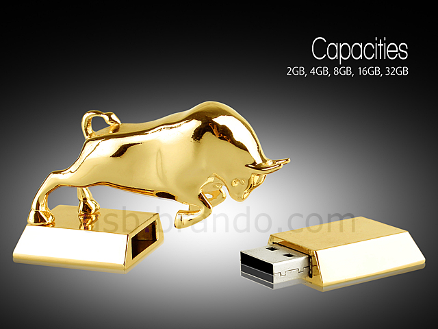 USB Metallic Cattle Flash Drive