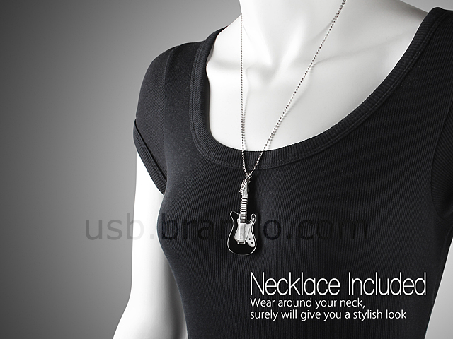 USB Rock Guitar Necklace Flash Drive