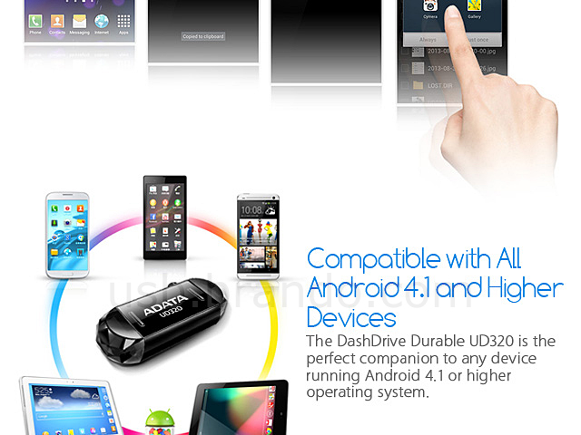 A-Data DashDrive Durable UD320 OTG USB Flash Drive