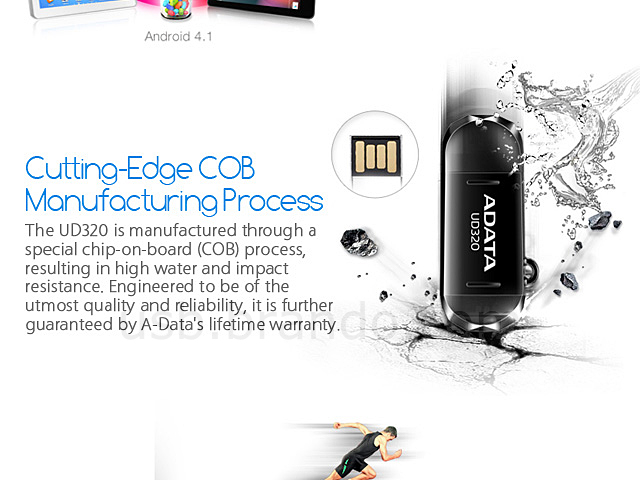 A-Data DashDrive Durable UD320 OTG USB Flash Drive