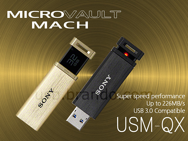 SONY MicroVault Mach USM-QX USB 3.0 Flash Drive