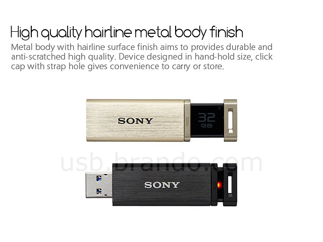 SONY MicroVault Mach USM-QX USB 3.0 Flash Drive